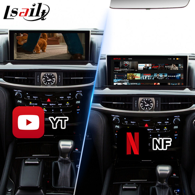 LSAILT Android Carplay マルチメディアビデオインターフェース 2016-2021年 Lexus LX 570 LX570