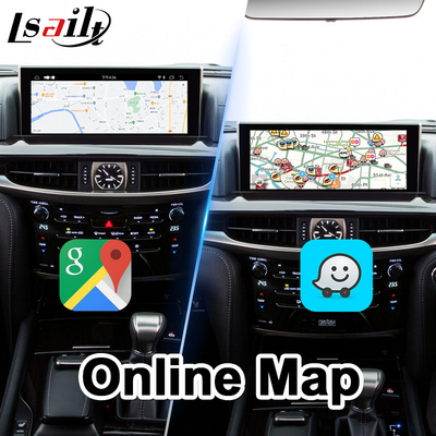 LSAILT Android Carplay マルチメディアビデオインターフェース 2016-2021年 Lexus LX 570 LX570