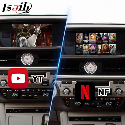 8+128GB LSAILT Androidナビゲーションビデオインターフェース Lexus ES 350 300h 250 200 XV60 マウス制御 2012-2018