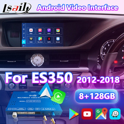 8+128GB LSAILT Androidナビゲーションビデオインターフェース Lexus ES 350 300h 250 200 XV60 マウス制御 2012-2018