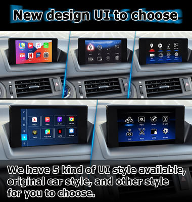 Lexus CT200h アンドロイド 13 ビデオインターフェース カープレイ アンドロイド オートベース クアルコム 8+128GB