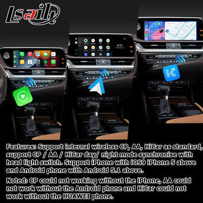 レクサス ES300h ES350 ES250 ES200 Android 13 ビデオインターフェース CarPlay Android Auto