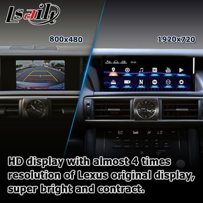 10.25インチ アンドロイド 8+128 カープレイ アンドロイド オート 画面アップグレード HDMI Lexus IS200t IS350 IS300