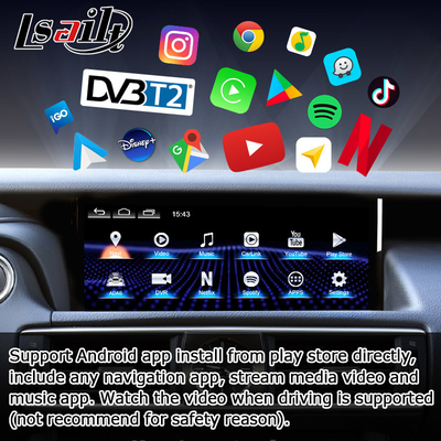 10.25インチ アンドロイド 8+128 カープレイ アンドロイド オート 画面アップグレード HDMI Lexus IS200t IS350 IS300