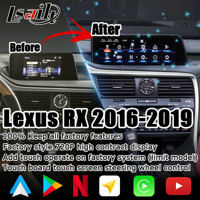 アンドロイド 8+128GB Lsailt レクサス アンドロイド カープレイ アンドロイド オート スクリーン RX350 RX450h RX300 2.0Ghz プロセッサ
