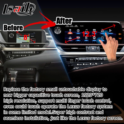 ルキサス ES300hアップグレード タッチスクリーン 12.3" Android Auto Carplay by Lsailt