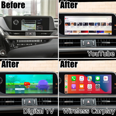 ルキサス ES300hアップグレード タッチスクリーン 12.3" Android Auto Carplay by Lsailt