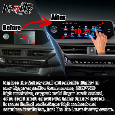 Android Carplay UX200 UX250h用のレキサスタッチスクリーン DSP アドジャスト Android オート