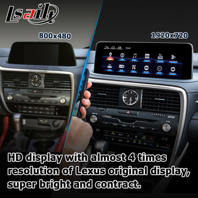HD 12.3 インチ Android スクリーンアップグレード Lexus RX350 RX450h Lsailt Android Auto Carplay