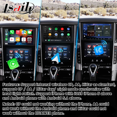GPSカープレイインターフェース, 8+128GB Android 11 ナビゲーション ボックスインターフェース Infiniti Q50 / Q60