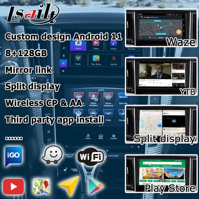 GPS CarPlayインターフェース、8+128GB Android 13ナビゲーションボックスインターフェース（Infiniti Q50 / Q60用）