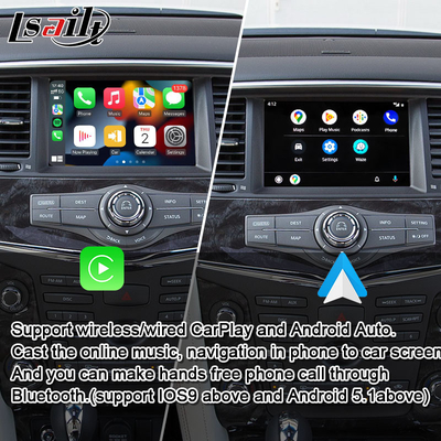 Lsailt 8G アンドロイド マルチメディアインターフェイス for Nissan Patrol 2020-2023 グーグルマップ,カープレイ,Androidナビゲーションボックス,YouTube