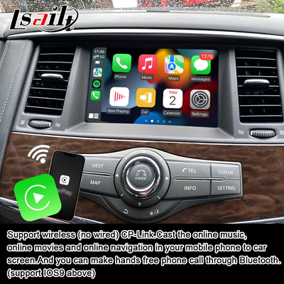 Lsailt スマート インフォテインメント モジュール カープレイを含む日産パトロール 2017-2019 搭載マルチメディア統合システム