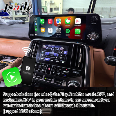 Lsailt Qualcomm アンドロイド ビデオ インターフェイス Lexus LX600 LX500d RX ES NX 2021- YouTube,NetFlix,ワイヤレスカープレイをサポートする