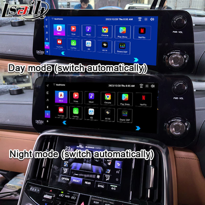 Lsailt Qualcomm アンドロイド ビデオ インターフェイス Lexus LX600 LX500d RX ES NX 2021- YouTube,NetFlix,ワイヤレスカープレイをサポートする