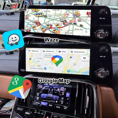 Lsailt Qualcomm アンドロイド ビデオ インターフェイス Lexus LX600 LX500d RX ES NX 2021- YouTube,NetFlix,ワイヤレスカープレイをサポートする