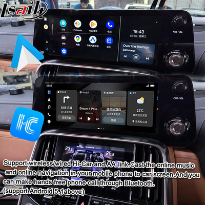 Lsailt Qualcomm アンドロイド ビデオ インターフェイス Lexus LX600 LX500d RX ES NX 2021- YouTube,NetFlix,ワイヤレスカープレイをサポートする