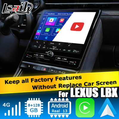 Lexus LBX 2023は,Android 13 Qualcomm 6125ベース 8+128GBのビデオインターフェイスを提示する.