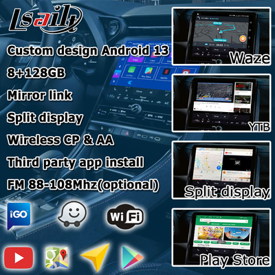 Lexus LBX 2023は,Android 13 Qualcomm 6125ベース 8+128GBのビデオインターフェイスを提示する.