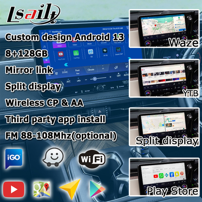 Android 13 8+128 Lexus LM LM350h 2023用のAndroidマルチメディアインターフェース