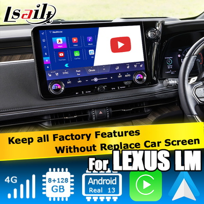Android 13 8+128 Lexus LM LM350h 2023用のAndroidマルチメディアインターフェース