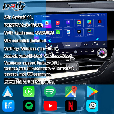 LSAILT レクサス NX260 NX350H LX RX ES インフォテインメント インターフェイス YouTube,NetFlixを含む