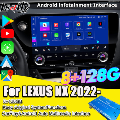 LSAILT レクサス NX260 NX350H LX RX ES インフォテインメント インターフェイス YouTube,NetFlixを含む