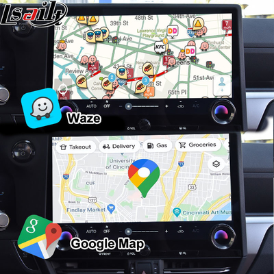 Lexus GX550 2024 RX NX LX ES用のPin to Pin Androidインフォテインメントインターフェース YouTube,NetFlix,Google Play,Wazeを含む