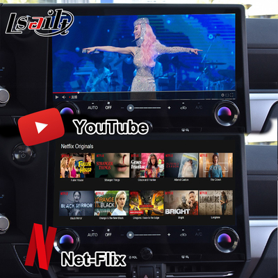 Lexus GX550 2024 RX NX LX ES用のPin to Pin Androidインフォテインメントインターフェース YouTube,NetFlix,Google Play,Wazeを含む