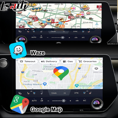 Android マルチメディアビデオインターフェース RX350h RX500H 2023-2024 NX LX GX ES NetFlix,YouTube,SIMカードスロットを含む