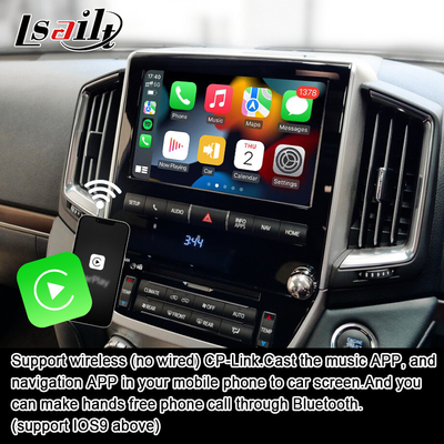 LSAILT 8+128GB Android インフォテインメントインターフェース ランドクルーザー 2013-2021 LC200 ワイヤレスカープレイ,ネットフリックス,YouTube