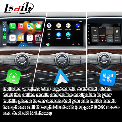 Lsailt 8+128G Android 13 スマートインフォテインメントモジュール ニッサンパトロール Y62 2010-2020 ワイヤレスカープレイ,ネットフリックス