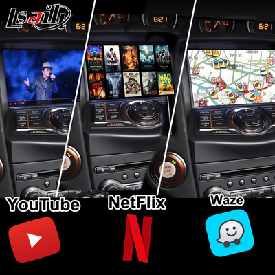 HDMI 8G アンドロイド マルチメディア インターフェース カープレイ, YouTube, Google Play, NetFlix For Nissan Patrol 370Z Quest, Android 13