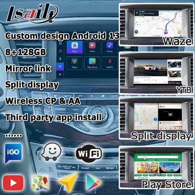 Android 13カープレイインターフェース ボックス ヤンデックスナビ インフィニティ QX60 / JX35 カウアルコム 8+128システム