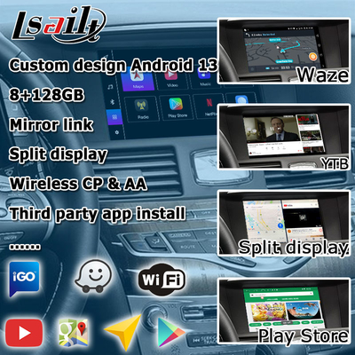 Android 13 8+128 カープレイ ビデオ インターフェイス Infiniti Q70 / M35 M37 フガ サポート Youtube