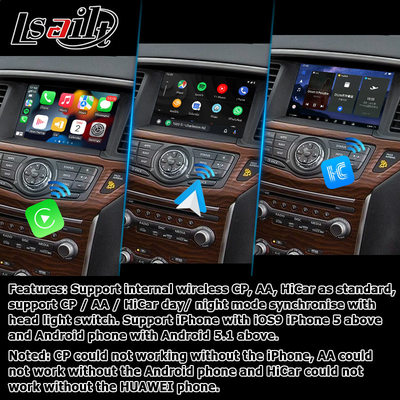 ニッサン パスファインダー R52 Android 13 ビデオ インターフェイス ワイヤレスカープレイ 8+128 Androidベース