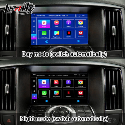 Google,YouTube,NetFlixとNissan Maxima 09-15 インフィニティ G37用のLsailt 8Gカープレイ&アンドロイドビデオインターフェース