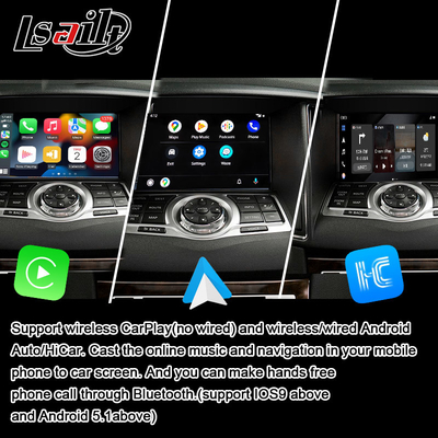 Google,YouTube,NetFlixとNissan Maxima 09-15 インフィニティ G37用のLsailt 8Gカープレイ&アンドロイドビデオインターフェース