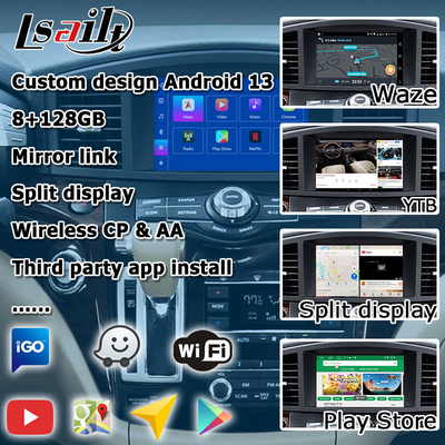 Android 13 システム ワイヤレスカープレイインターフェイス Nissan Quest RE52 Elgrand E52 2011-2020