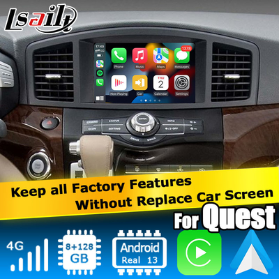 Android 13 システム ワイヤレスカープレイインターフェイス Nissan Quest RE52 Elgrand E52 2011-2020