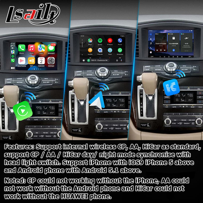 Android 13 システム ワイヤレスカープレイインターフェイス Nissan Quest RE52 Elgrand E52 2011-2020