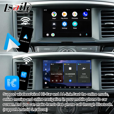 ニッサンマルチメディアインターフェイス 8G Android 13 パスファインダーR52 2013-2020 アルマダパトロールのインフォテインメントインターフェイス