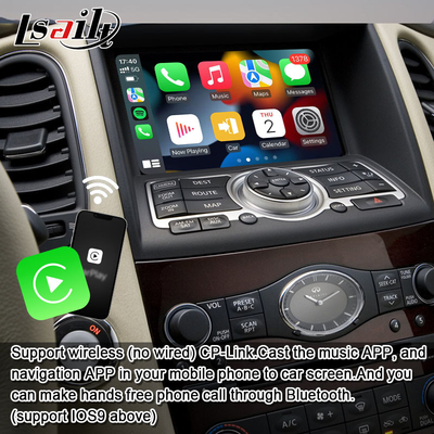 インフィニティ EX QX50 2008-2017用のLsailt 8G Androidインフォテインメントモジュール 無線カープレイ,YouTube,NetFlixが含まれています