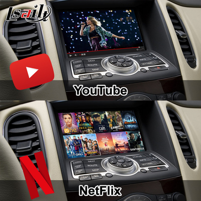 インフィニティ EX QX50 2008-2017用のLsailt 8G Androidインフォテインメントモジュール 無線カープレイ,YouTube,NetFlixが含まれています