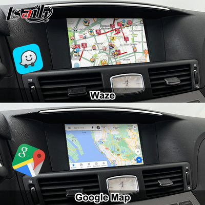 インフィニティQ70 M45 M25 2010-ワイヤレスカープレイボックス,Android Auto,NetFlix用の8GクアルコムAndroidマルチメディアインターフェース