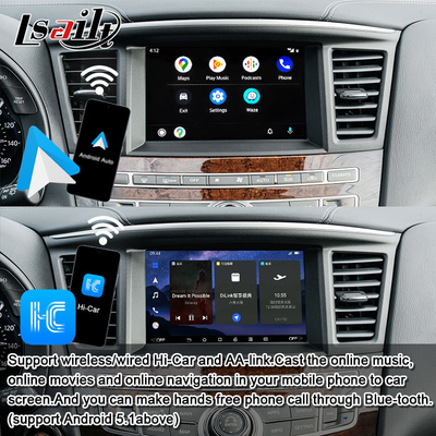 LSAILT 8G アンドロイドマルチメディアインターフェース インフィニティ QX60 JX35 2011-2020 統合ワイヤレスカープレイ,Android Auto