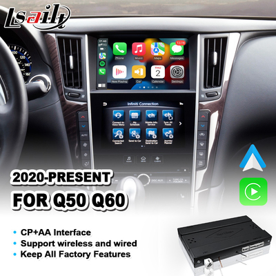 LSAILT CP + AA OEM統合カープレイインターフェイス 2020-2023 インフィニティ Q50