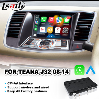 OEM統合 Android オートビデオインターフェース カープレイ ニーサン・ティアナ J32 2008-2014