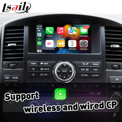 無線Android自動統合カープレイインターフェース 2008-2013年 ニッサン パスファインダー R51 ナバラ D40