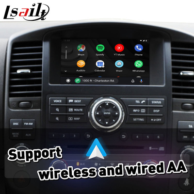 無線Android自動統合カープレイインターフェース 2008-2013年 ニッサン パスファインダー R51 ナバラ D40
